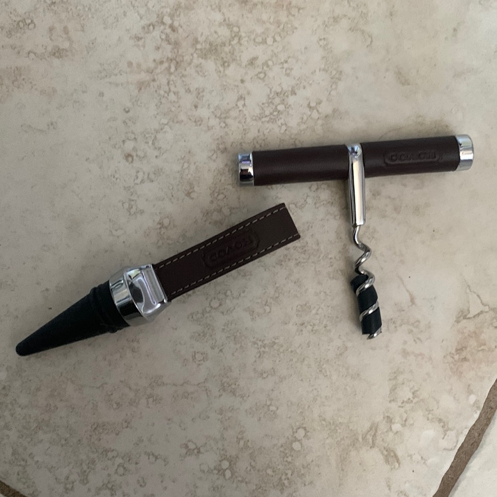 Coach - wine accessory set (NWOT)